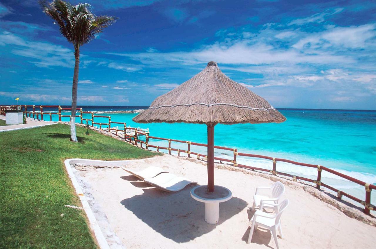 Bungalow Frente Al Mar Cancun Bagian luar foto